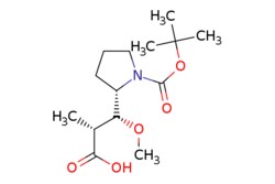 eMolecules​&nbsp;120205-50-7 | (2R,3R)-3-((S)-1-(tert-Butoxycarbonyl)pyrrolidin-2-yl)-3-methoxy-2-methylpropanoic acid | Combi-Blocks | MFCD18157735 | 287.356 | C14H25NO5 | 95.000 | CO[C@H]([C@@H](C)C(O)=O)[C@@H]1CCCN1C(=O)OC(C)(C)C | 250mg | 303338449
