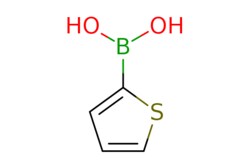 eMolecules​&nbsp;6165-68-0 | (thiophen-2-yl)boronic acid | Key Organics/BIONET | MFCD00151850 | 127.950 | C4H5BO2S | 95.000 | OB(O)c1cccs1 | 50mg | 564105737