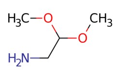 eMolecules​&nbsp;22483-09-6 | Aminoacetaldehyde dimethyl acetal | Combi-Blocks | MFCD00008135 | 105.137 | C4H11NO2 | 98.000 | COC(CN)OC | 1kg | 228814483