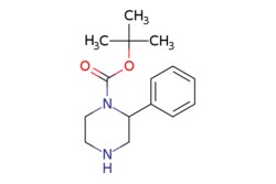 eMolecules​&nbsp;886766-60-5 | N-1-Boc-2-phenylpiperazine | Combi-Blocks | MFCD07367734 | 262.353 | C15H22N2O2 | 98.000 | CC(C)(C)OC(=O)N1CCNCC1c1ccccc1 | 250mg | 439369936