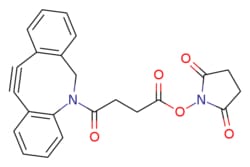 eMolecules​&nbsp;1353016-71-3 | DBCO-NHS ester | Chem-Impex | MFCD24386367 | 402.406 | C23H18N2O5 | 97.000 | O=C(CCC(=O)N1Cc2ccccc2C#Cc2ccccc12)ON1C(=O)CCC1=O | 25mg | 490843458