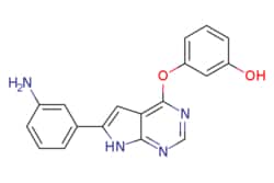 eMolecules​&nbsp;601514-19-6 | TWS 119 | Axon Medchem | MFCD09037535 | 318.336 | C18H14N4O2 | 99.000 | Nc1cccc(c1)-c1cc2c(Oc3cccc(O)c3)ncnc2[nH]1 | 25mg | 248226758