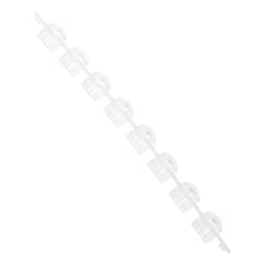CELLTREAT Scientific Products&nbsp;CAP ONLY, PCR 8-Strip Dome Caps, Clear, Non-sterile