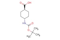 eMolecules​&nbsp;53292-89-0 | trans-4-(Boc-amino)cyclohexanecarboxylic acid | Oakwood Chemical | MFCD01862293 | 243.303 | C12H21NO4 | 98.000 | CC(C)(C)OC(=O)N[C@H]1CC[C@@H](CC1)C(O)=O | 1g | 537694492