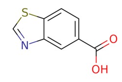eMolecules​&nbsp;68867-17-4 | Benzothiazole-5-carboxylic acid | ChemScene | MFCD06796380 | 179.190 | C8H5NO2S | 98.000 | OC(=O)c1ccc2scnc2c1 | 1g | 582649186