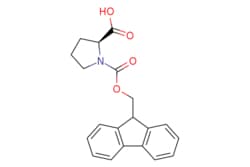 eMolecules​&nbsp;71989-31-6 | Fmoc-Pro-OH | ChemScene | MFCD00037122 | 337.375 | C20H19NO4 | 98.000 | OC(=O)[C@@H]1CCCN1C(=O)OCC1c2ccccc2-c2ccccc12 | 10g | 866872116