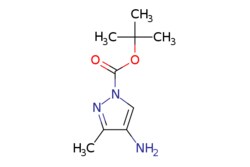 eMolecules​&nbsp;847139-23-5 | 4-Amino-3-methyl-pyrazole-1-carboxylic acid tert-butyl ester | Chemcia | MFCD23115361 | 197.238 | C9H15N3O2 | 95.000 | Cc1nn(cc1N)C(=O)OC(C)(C)C | 1g | 228466084