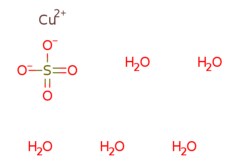 eMolecules​&nbsp;7758-99-8 | Copper(II) Sulfate pentahydrate | Oakwood Chemicals | MFCD00149681 | 249.680 | CuH10O9S | 99.000 | O.O.O.O.O.[Cu++].[O-]S([O-])(=O)=O | 100g | 480131730