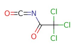 eMolecules​&nbsp;3019-71-4 | trichloroethanecarbonyl isocyanate | Pharmablock - Stock | MFCD00002033 | 188.390 | C3Cl3NO2 | 97.000 | ClC(Cl)(Cl)C(=O)N=C=O | 100g | 521638292