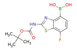 eMolecules​&nbsp;2415163-55-0 | (2-((tert-Butoxycarbonyl)amino)-7-fluorobenzo[d]thiazol-4-yl)boronic acid | Ambeed312.120 | C12H14BFN2O4S | 97.000 | CC(C)(C)OC(=O)Nc1nc2c(ccc(F)c2s1)B(O)O | 5g | 784394532