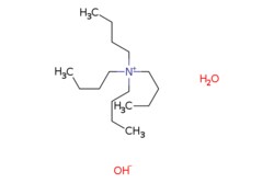 eMolecules​&nbsp;2052-49-5 | Tetrabutylammonium hydroxide 55% in water | Oakwood Chemicals | MFCD28963519 | 277.493 | C16H39NO2 | 0.000 | O.[OH-].CCCC[N+](CCCC)(CCCC)CCCC | 500g | 480141244