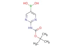 eMolecules​&nbsp;883231-25-2 | (2-((tert-Butoxycarbonyl)amino)pyrimidin-5-yl)boronic acid | Synthonix - Stock | MFCD16251533 | 239.040 | C9H14BN3O4 | 95.000 | CC(C)(C)OC(=O)Nc1ncc(cn1)B(O)O | 1g | 507875991