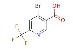 eMolecules​&nbsp;1060810-71-0 | 4-bromo-6-(trifluoromethyl)nicotinic acid | ACS Scientific | MFCD13188815 | 270.005 | C7H3BrF3NO2 | 97.000 | OC(=O)c1cnc(cc1Br)C(F)(F)F | 5g | 533774967