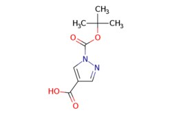 eMolecules​&nbsp;288083-62-5 | 1-(tert-Butoxycarbonyl)-1H-pyrazole-4-carboxylic acid | Combi-Blocks, Inc. | MFCD22681812 | 212.205 | C9H12N2O4 | 95.000 | CC(C)(C)OC(=O)n1cc(cn1)C(O)=O | 5g | 797036019