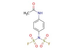 eMolecules​&nbsp;2172794-56-6 | N-(4-acetamidophenyl)-N-fluorosulfonyl-sulfamoyl fluoride | Pharmablock314.280 | C8H8F2N2O5S2 | 97.000 | CC(=O)Nc1ccc(cc1)N(S(F)(=O)=O)S(F)(=O)=O | 2.5g | 840482224