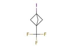 eMolecules​&nbsp;119934-12-2 | 1-iodo-3-(trifluoromethyl)bicyclo[1.1.1]pentane | Pharmablock | MFCD30723932 | 262.014 | C6H6F3I | 97.000 | FC(F)(F)C12CC(I)(C1)C2 | 5g | 551123109