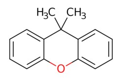 eMolecules​&nbsp;19814-75-6 | 9,9-Dimethyl-9H-xanthene | ChemScene | MFCD00134434 | 210.276 | C15H14O | 98.000 | CC1(C)c2ccccc2Oc2ccccc12 | 25g | 536857577