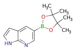 eMolecules​&nbsp;754214-56-7 | 5-(4,4,5,5-Tetramethyl-1,3,2-dioxaborolan-2-yl)-1H-pyrrolo[2,3-b]pyridine | ChemScene | MFCD08060937 | 244.100 | C13H17BN2O2 | 97.000 | CC1(C)OB(OC1(C)C)c1cnc2[nH]ccc2c1 | 25g | 426141686
