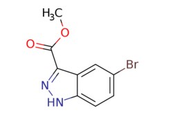 eMolecules​&nbsp;78155-74-5 | Methyl 5-Bromo-1H-indazole-3-carboxylate | Accela ChemBio (ASD) | MFCD07371572 | 255.071 | C9H7BrN2O2 | 95.000 | COC(=O)c1n[nH]c2ccc(Br)cc12 | 1g | 444753384