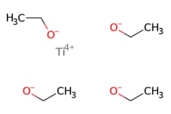 eMolecules​&nbsp;3087-36-3 | Titanium(IV) ethoxide | Combi-Blocks | MFCD00009071 | 228.111 | C8H20O4Ti | 96.000 | [Ti+4].CC[O-].CC[O-].CC[O-].CC[O-] | 100g | 335346647