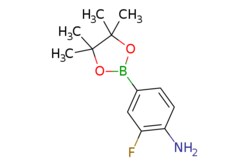 eMolecules​&nbsp;819058-34-9 | (4-AMINO-3-FLUOROPHENYL)BORONIC ACID PINACOL ESTER | AstaTech | MFCD09033884 | 237.080 | C12H17BFNO2 | 95.000 | CC1(C)OB(OC1(C)C)c1ccc(N)c(F)c1 | 5g | 233630498