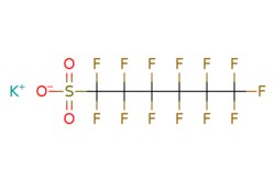 eMolecules​&nbsp;3871-99-6 | POTASSIUM 1,1,2,2,3,3,4,4,5,5,6,6,6-TRIDECAFLUOROHEXANE-1-SULFONATE | AstaTech | MFCD00066406 | 438.200 | C6F13KO3S | 0.000 | [K+].[O-]S(=O)(=O)C(F)(F)C(F)(F)C(F)(F)C(F)(F)C(F)(F)C(F)(F)F | 5g | 718072203