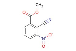 eMolecules​&nbsp;77326-46-6 | Methyl 2-cyano-3-nitrobenzoate | Combi-Blocks | MFCD25967115 | 206.157 | C9H6N2O4 | 97.000 | COC(=O)c1cccc(c1C#N)[N+]([O-])=O | 1g | 303363440