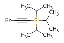 eMolecules​&nbsp;111409-79-1 | (Bromoethynyl)triisopropylsilane | Accela ChemBio (ASD) | MFCD11036302 | 261.278 | C11H21BrSi | 97.000 | CC(C)[Si](C#CBr)(C(C)C)C(C)C | 5g | 642077240