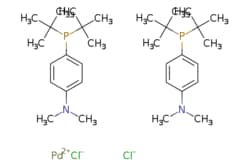 eMolecules​&nbsp;887919-35-9 | Dichlorobis[di-tert-butyl(4-dimethylaminophenyl)phosphine]palladium(II) | Accela ChemBio (ASD) | MFCD09265123 | 708.080 | C32H56Cl2N2P2Pd | 97.000 | [Cl-].[Cl-].[Pd++].CN(C)c1ccc(cc1)P(C(C)(C)C)C(C)(C)C.CN(C)c1ccc(cc1)P(C(C)(C)C)C(C)(C)C | 25g | 682924584