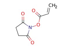 eMolecules​&nbsp;38862-24-7 | Acrylic acid N-hydroxysuccinimide ester | Chem-Impex | MFCD00078261 | 169.136 | C7H7NO4 | 99.000 | C=CC(=O)ON1C(=O)CCC1=O | 25g | 686069653