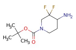 eMolecules​&nbsp;1255666-48-8 | 1-Boc-4-amino-3,3-difluoropiperidine | Accela ChemBio (ASD) | MFCD16250242 | 236.263 | C10H18F2N2O2 | 95.000 | CC(C)(C)OC(=O)N1CCC(N)C(F)(F)C1 | 5g | 697507062