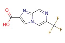 eMolecules​&nbsp;1372197-49-3 | 6-(TRIFLUOROMETHYL)IMIDAZO[1,2-A]PYRAZINE-2-CARBOXYLIC ACID | AstaTech231.134 | C8H4F3N3O2 | 97.000 | OC(=O)c1cn2cc(ncc2n1)C(F)(F)F | 0.25g | 533785315