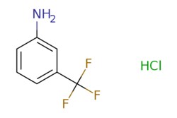 eMolecules​&nbsp;2646-97-1 | 3-(TRIFLUOROMETHYL)ANILINE HYDROCHLORIDE | AstaTech | MFCD00035492 | 197.590 | C7H7ClF3N | 95.000 | Cl.Nc1cccc(c1)C(F)(F)F | 25g | 718076250