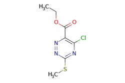 eMolecules​&nbsp;75824-03-2 | Ethyl 5-Chloro-3-(methylthio)-1,2,4-triazine-6-carboxylate | Accela ChemBio | MFCD09953614 | 233.670 | C7H8ClN3O2S | 95.000 | CCOC(=O)c1nnc(SC)nc1Cl | 1g | 772325956