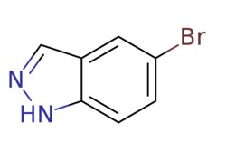 eMolecules​&nbsp;53857-57-1 | 5-Bromo-1H-indazole | Synthonix - Stock | MFCD00839493 | 197.035 | C7H5BrN2 | 97.000 | Brc1ccc2[nH]ncc2c1 | 25g | 505078157