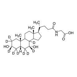 Cambridge Isotope Laboratories&nbsp;Glycochenodeoxycholic acid (2 2 3 4 4 6 6 7 8-D9  98%) 100 ug/mL in methanol  CP 97% 1 mL