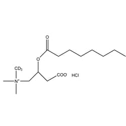 Cambridge Isotope Laboratories&nbsp;L-Carnitine HCl  O-octanoyl (N-methyl-D3  98%) 0 01 g