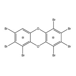 Cambridge Isotope Laboratories&nbsp;1 2 3 4 6 7 8-Heptabromodibenzo-p-dioxin (13C12  99%) 5 ug/mL in nonane toluene (70 30) 1 2 mL