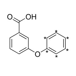 Cambridge Isotope Laboratories&nbsp;3-Phenoxybenzoic acid (phenoxy-13C6  99%) 100 ug/mL in nonane 1 2 mL