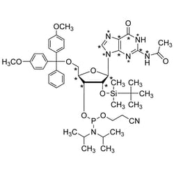 Cambridge Isotope Laboratories&nbsp;Guanosine phosphoramidite (U-13C10  98%  U-15N5  98%) CP 95% 50 mg