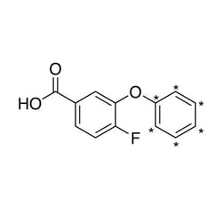 Cambridge Isotope Laboratories&nbsp;4-Fluoro-3-phenoxybenzoic acid (13C6  99%) 100 ug/mL in acetonitrile 1 2 mL
