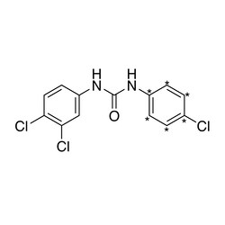 Cambridge Isotope Laboratories&nbsp;Triclocarban (3 4 4-trichlorocarbanilide) (4-chlorophenyl-13C6  99%) 100 ug/mL in CH3CN 1 2 mL