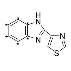 Cambridge Isotope Laboratories&nbsp;Thiabendazole (ring-13C6  99%) 100 ug/mL in acetonitrile 1 2 mL