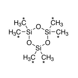 Cambridge Isotope Laboratories&nbsp;Hexamethylcyclotrisiloxane  D3  (13C6  98%) 100 ug/mL in MTBE 1 2 mL