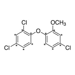 Cambridge Isotope Laboratories&nbsp;Methyl triclosan (2 4 4-trichloro-2-methoxydiphenyl ether) (ring-13C12  99%) 100 ug/mL in nonane 1 2 mL