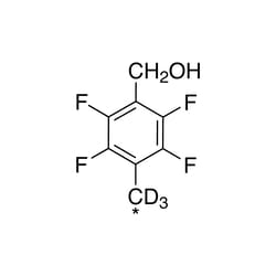 Cambridge Isotope Laboratories&nbsp;2 3 5 6-Tetrafluoro-4-methylbenzyl alcohol (methyl-13C  99%  methyl-D3  98%) 100 ug/mL in acetonitrile 1 2 mL
