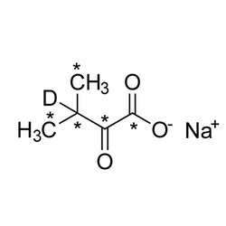 Cambridge Isotope Laboratories&nbsp;Alpha-Ketoisovaleric acid  sodium salt (13C5  98%  3-D1  98%) 0 25 g