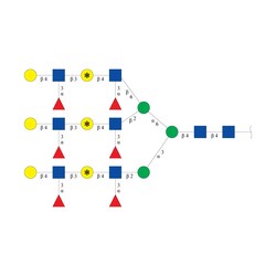 Cambridge Isotope Laboratories&nbsp;Glycan-N39-13C-Gal6 6 6 ([galactose-13C6  99%]3) 500 pmol