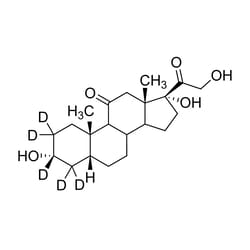 Cambridge Isotope Laboratories&nbsp;5beta-Pregnan-3Alpha 17 21-triol-11 20-dione (2 2 3 4 4-D5  98%) 1 mg