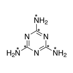Cambridge Isotope Laboratories&nbsp;Melamine (13C3  99%  amino-15N3  98%) 1000 ug/mL in water 1 2 mL